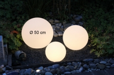 Leuchtkugel Moon, 2 Watt RGB-LED, Durchmesser 50 cm