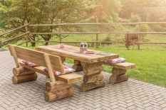 Gartenbank Bayern mit Lehne, Maag