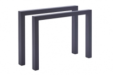 Tischbein-Set Palermo, Aluminium pulverbeschichtet, Diamond Garden